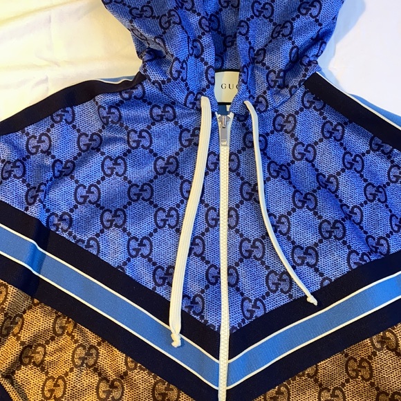 GUCCI Monogram Pleated Jacket NWOT - Picture 7 of 16